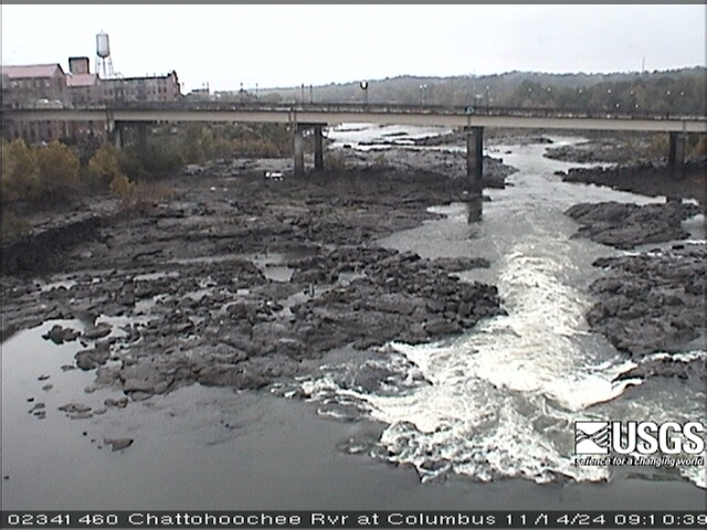 Chattahoochee River at 14th St, at Columbus