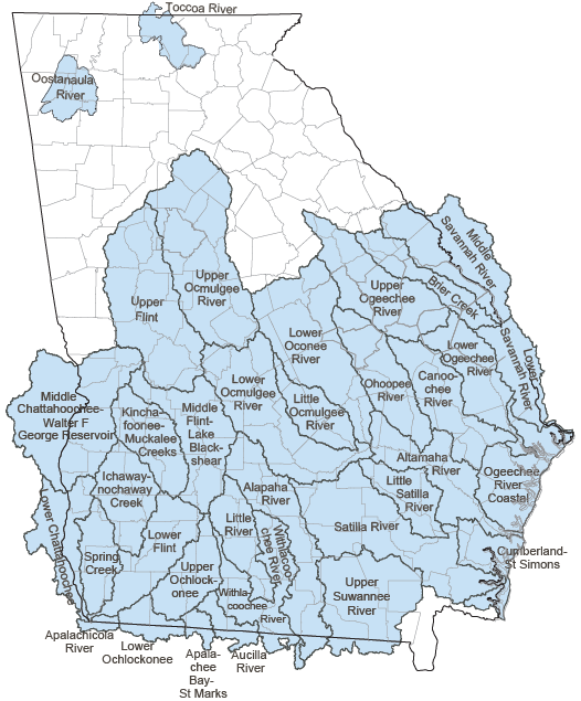 Basin summary data.